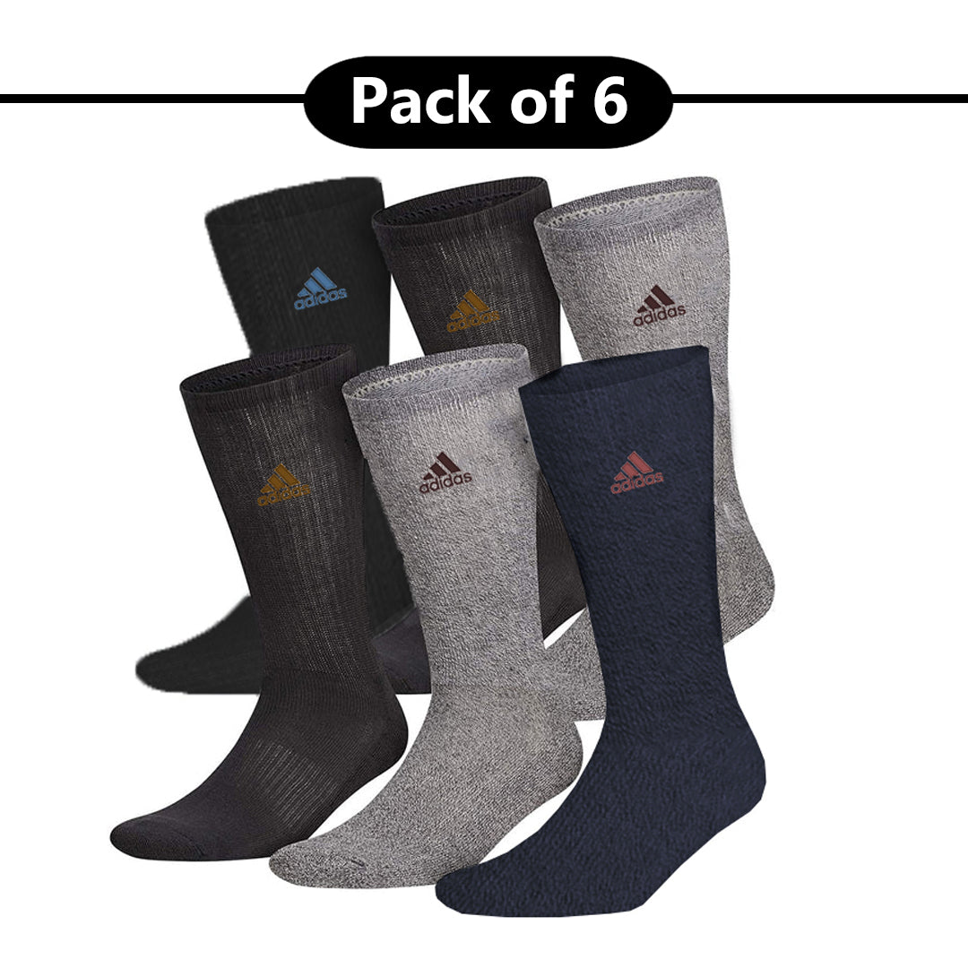 6 Pair of Adidas Socks