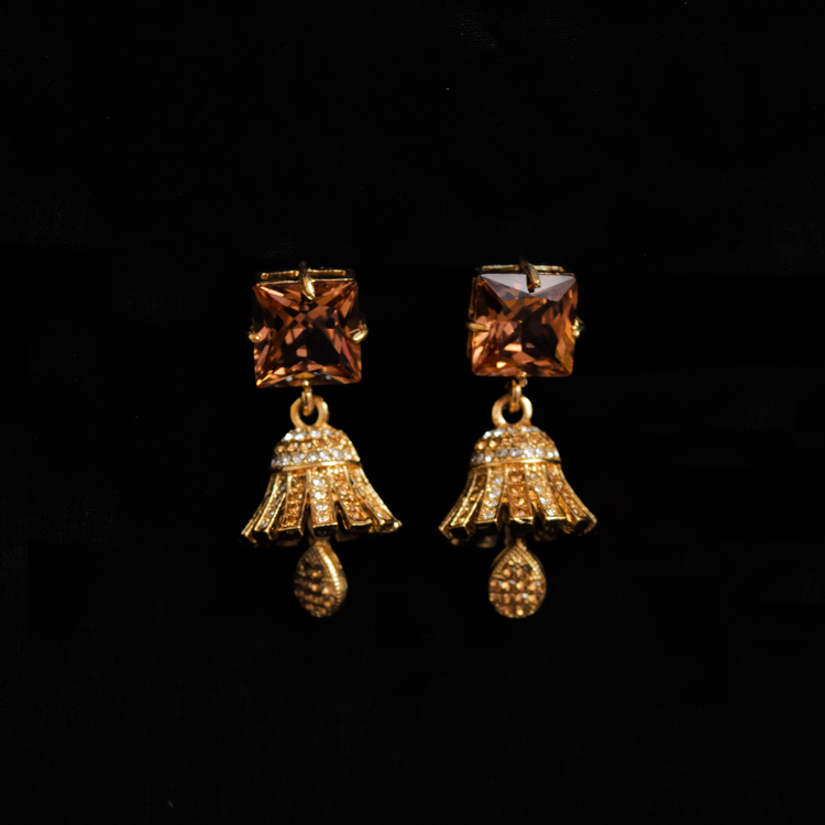 Stone Gold Earrings
