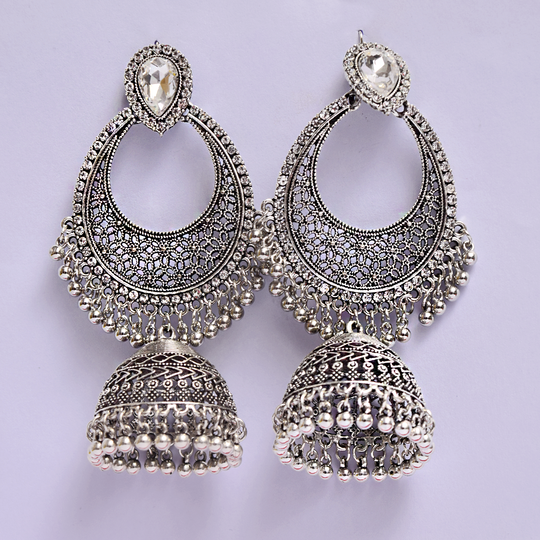 Silver Shiny Earrings